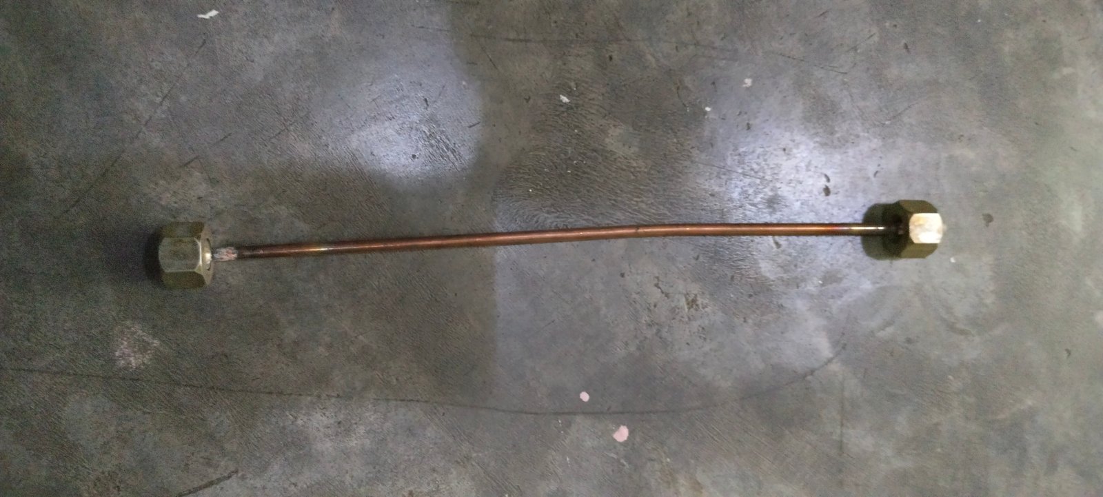 MS copper 1 feet pipe