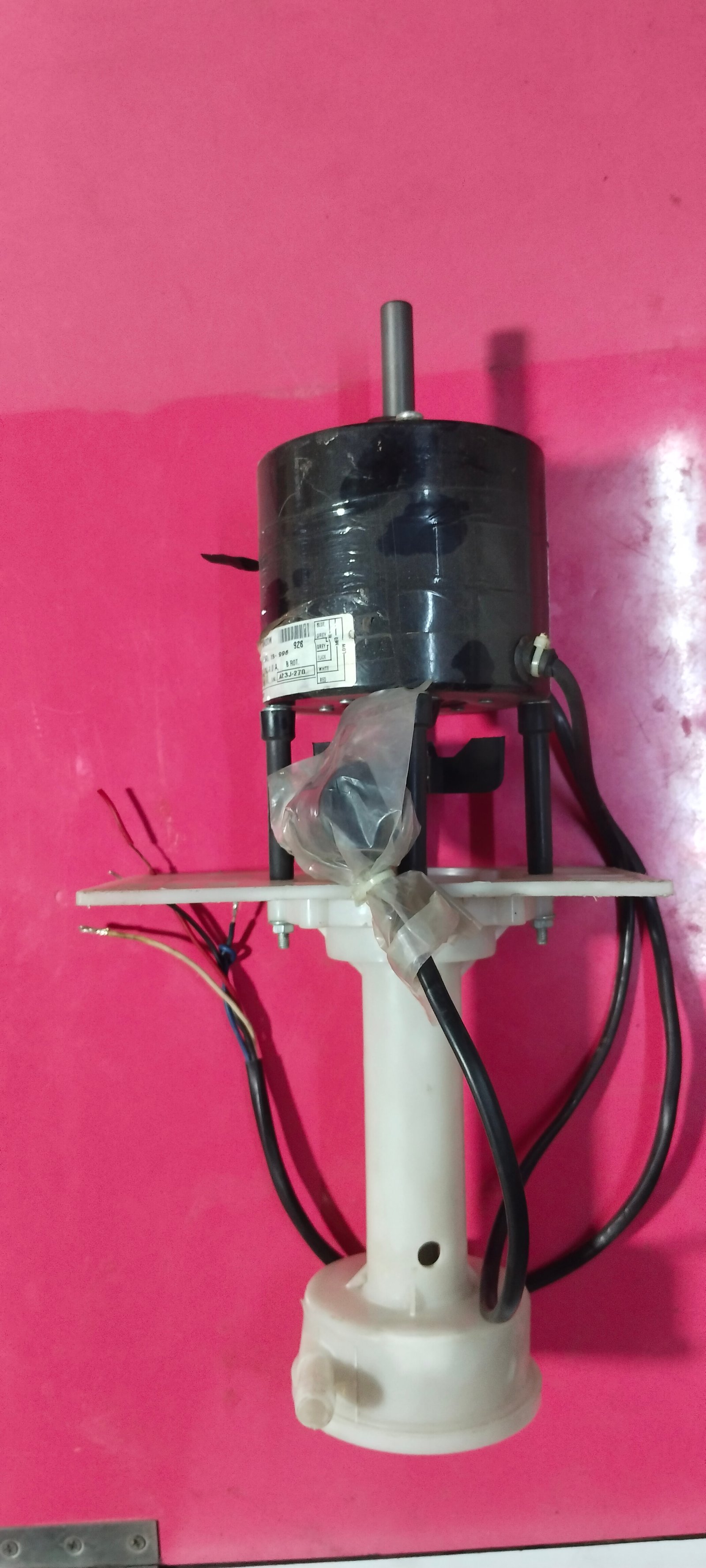 Cooler motor with pump