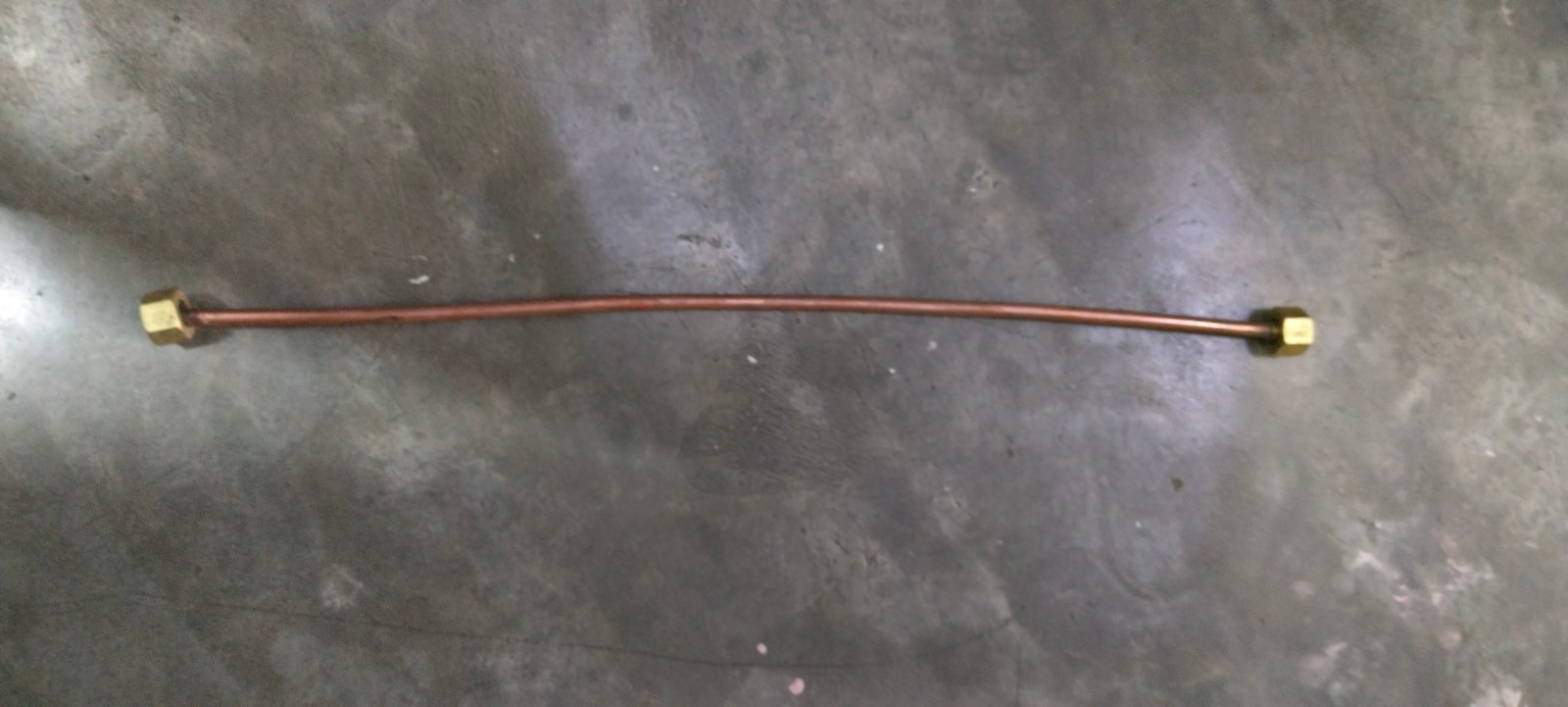 MS copper 1.5 feet pipe